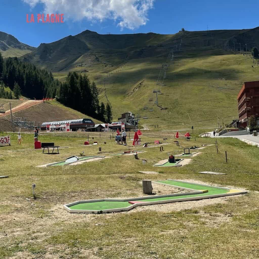 La Plagne in summer village life
