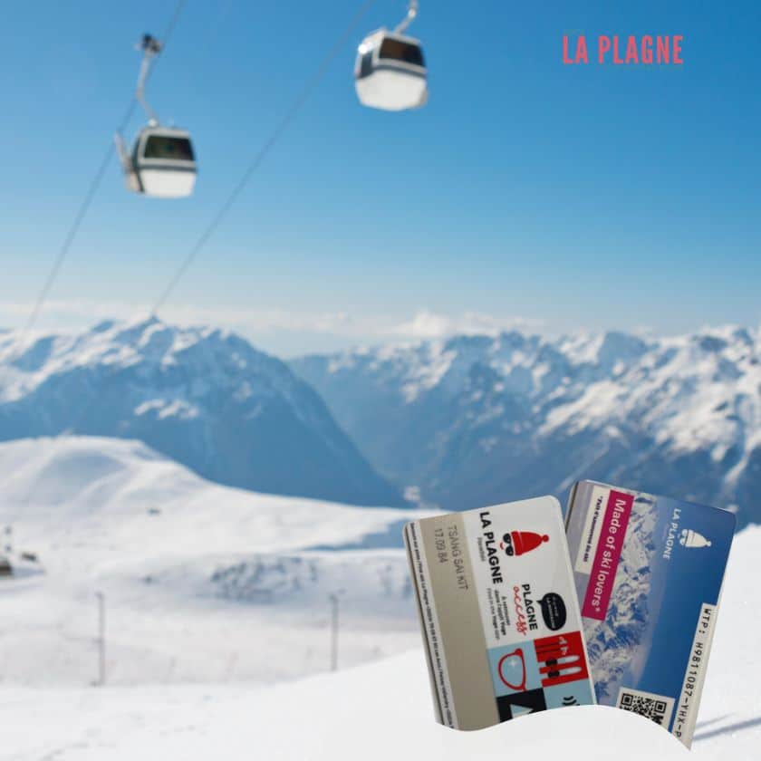how to find the cheapest la plagne ski passes