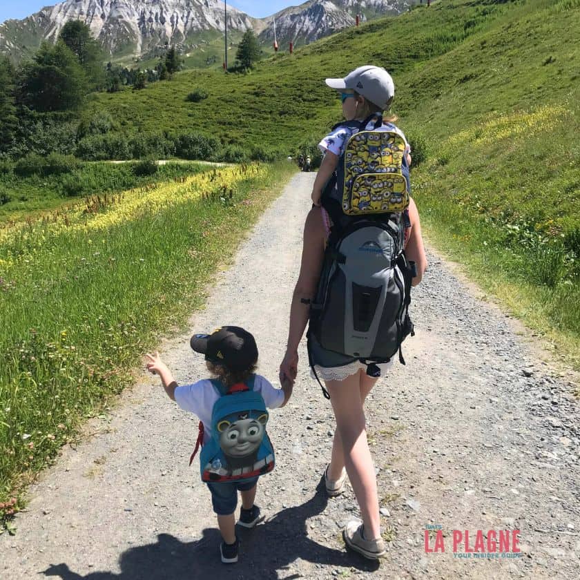 La Plagne summer walking trails and maps