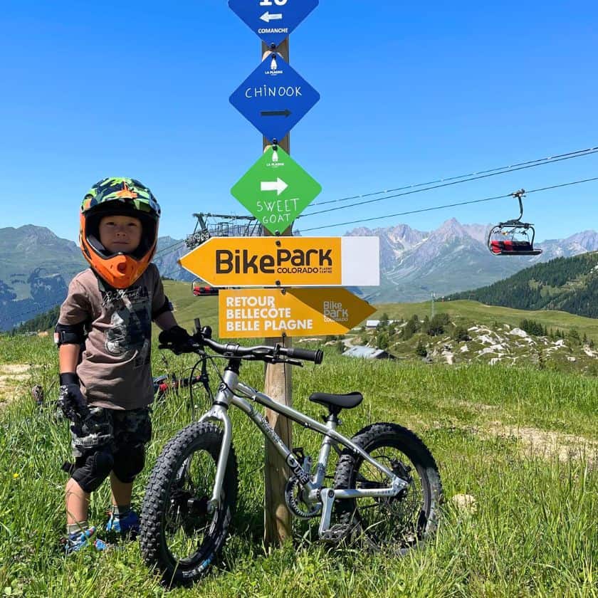 La Plagne summer bike trail maps