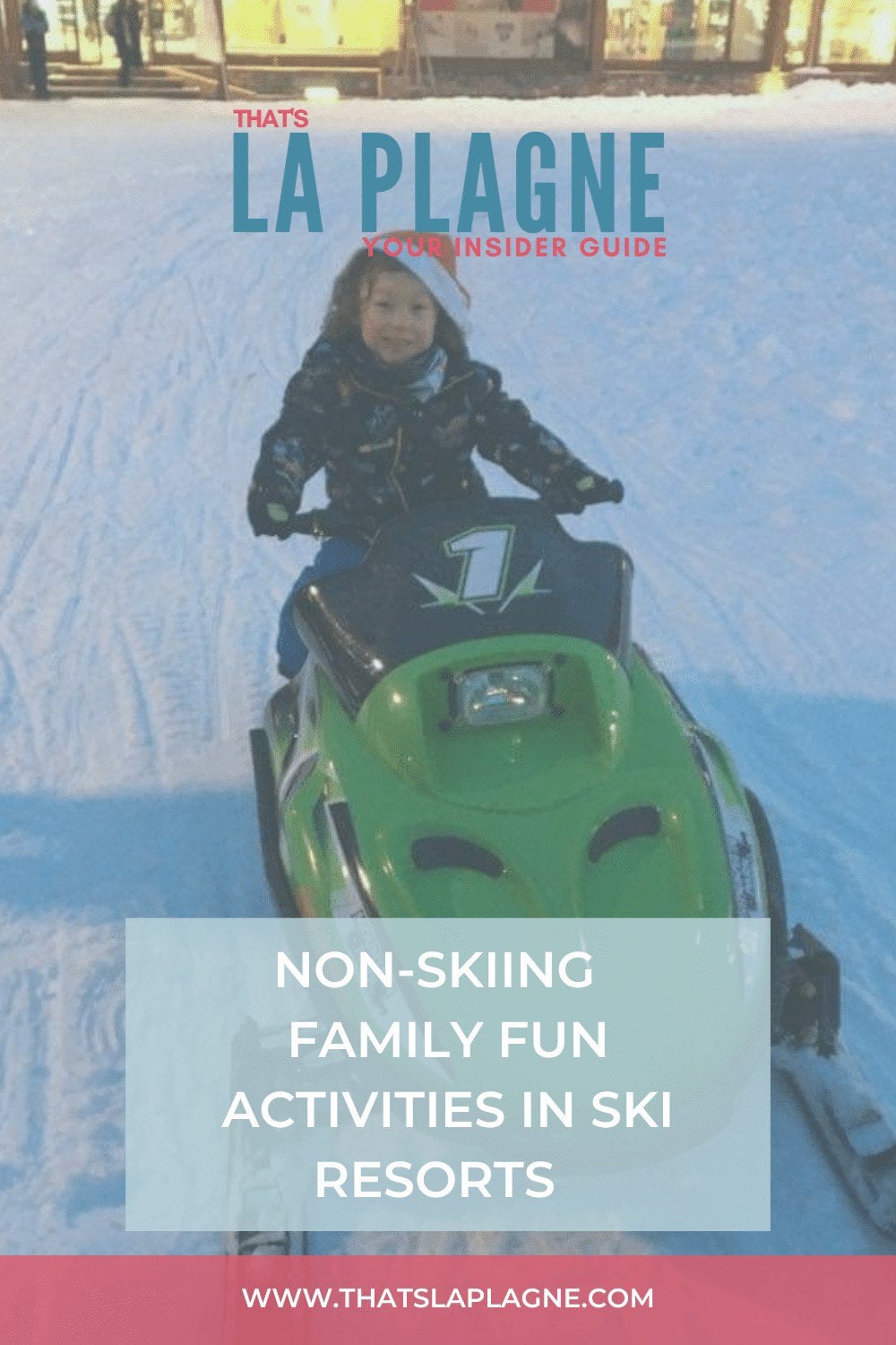 Beginner and first time skiing la plagne