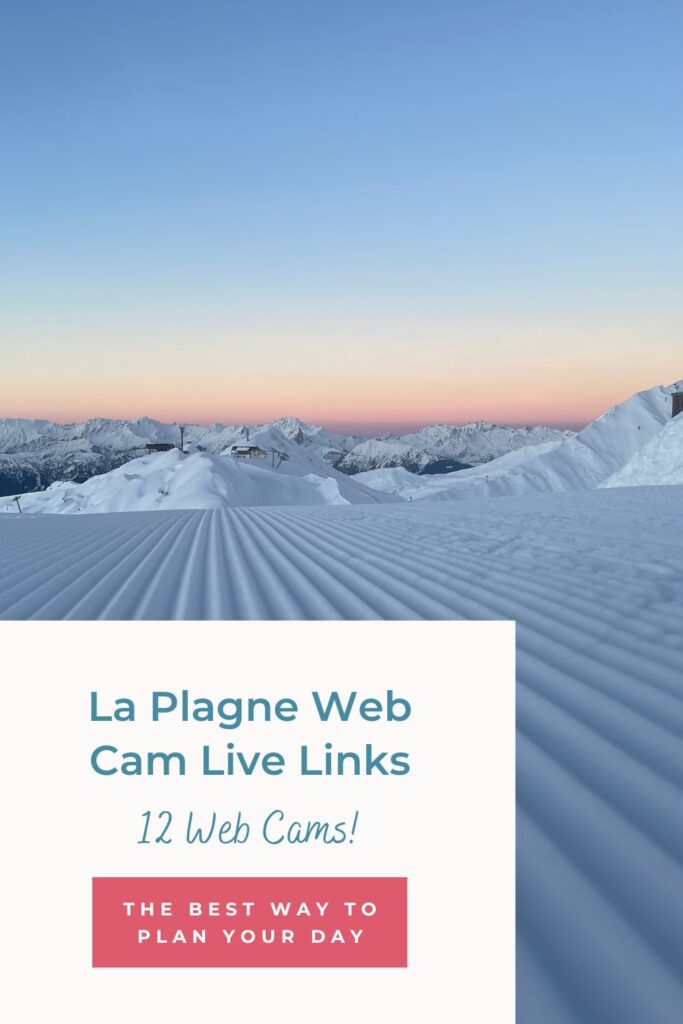 Live Snow webcams La Plagne