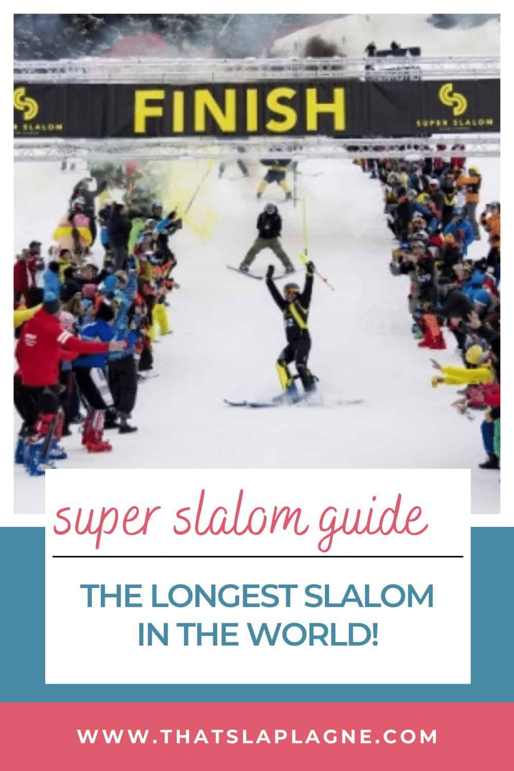 la plagne super slalom ski race
