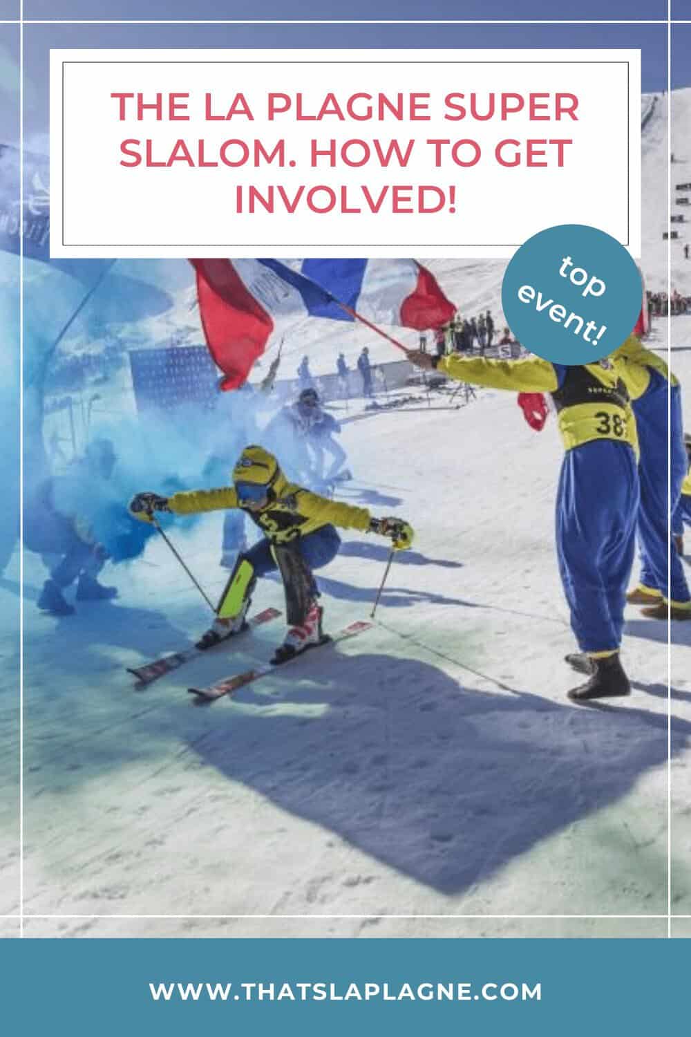 la plagne super slalom ski race