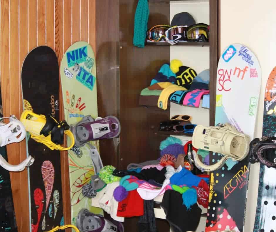 Ski season work and packing list