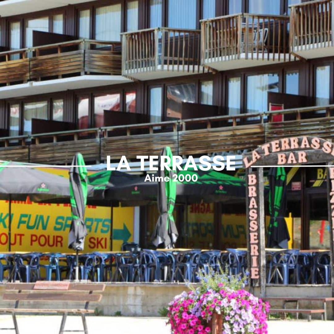 La Terrasse Restaurant, Aime 2000, La Plagne
