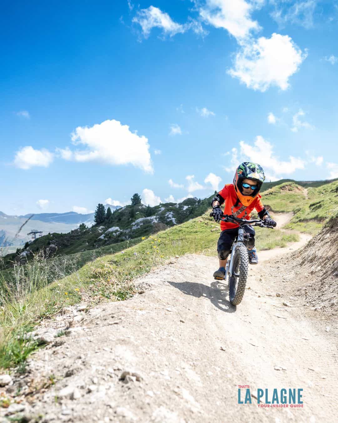 La Plagne summer mountain biking VTT and e-bikes