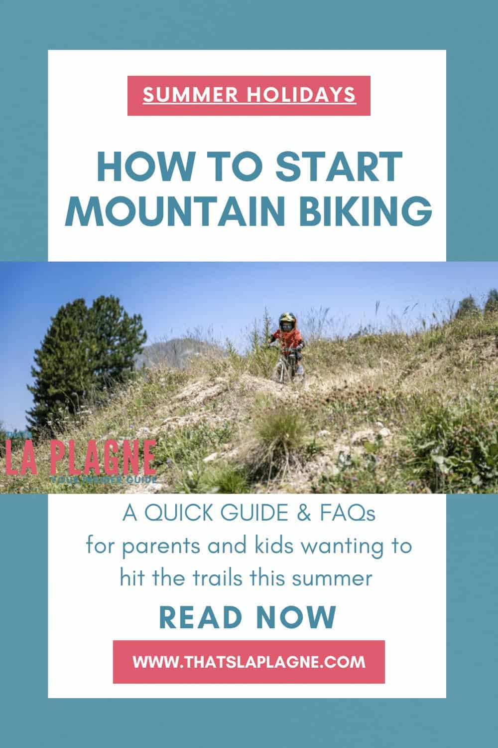 La Plagne family summer holidays: mountain biking