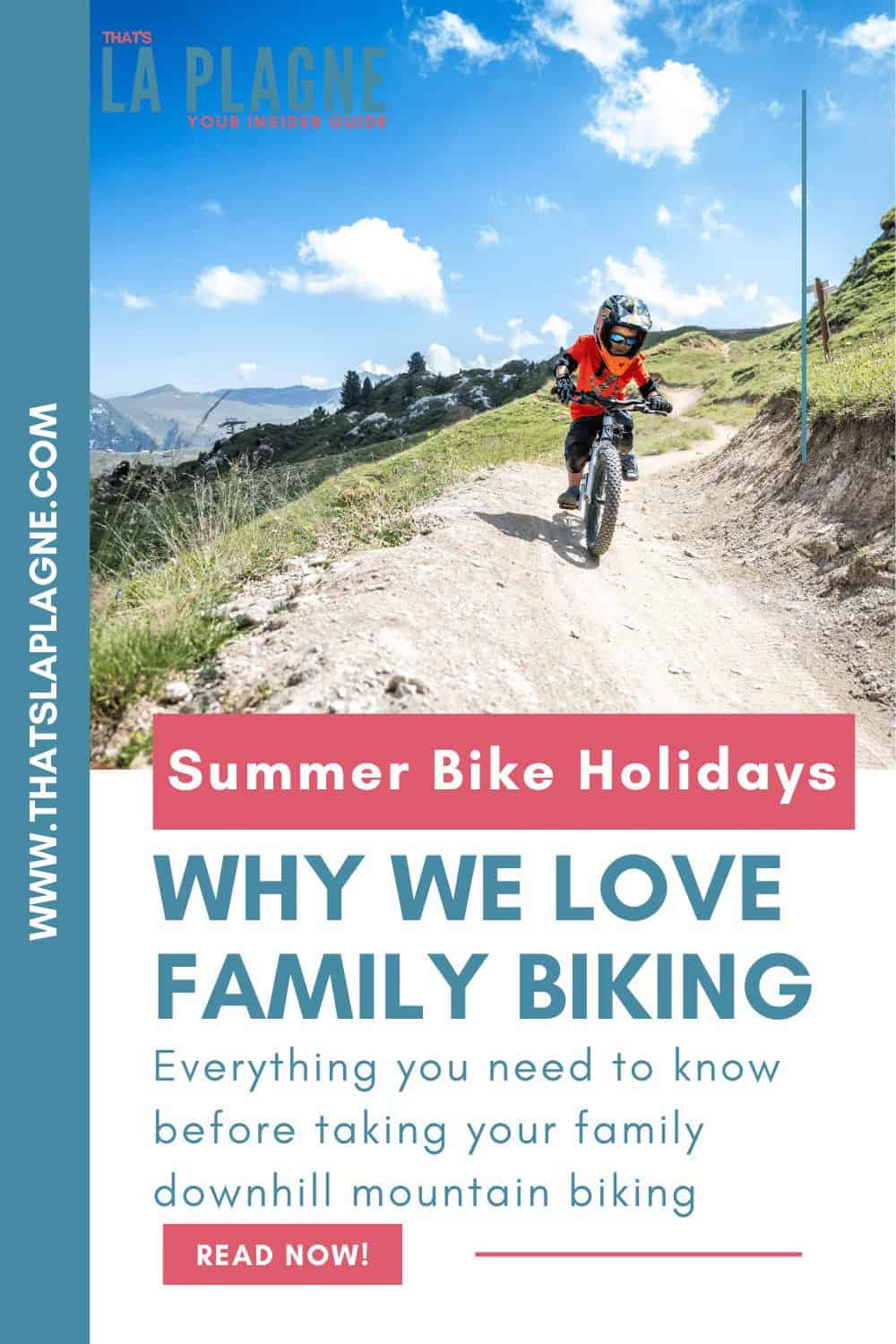 mountain biking with kids: La Plagne downhill bikes