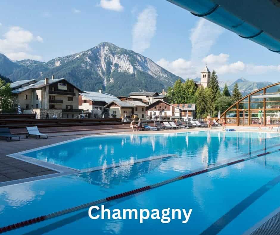 Champagny - La Plagne Swimming Pools