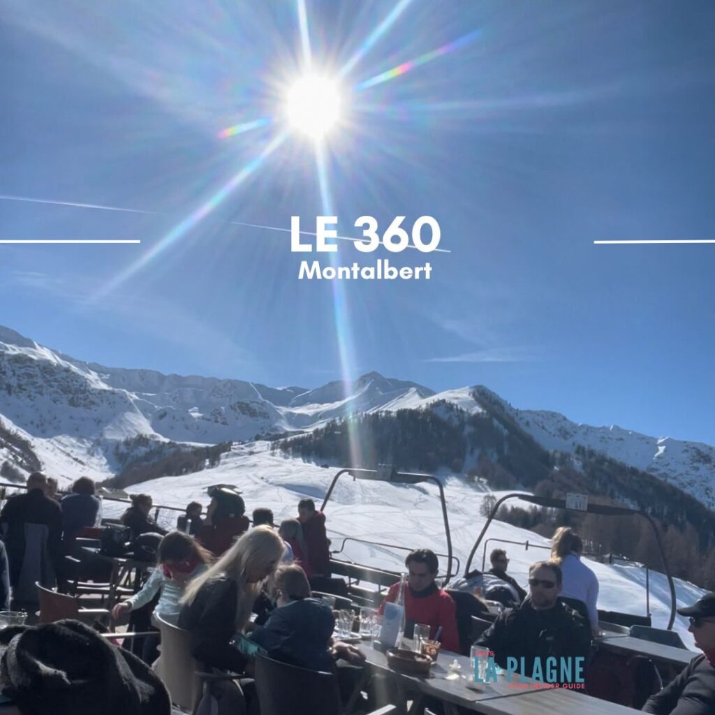 Le 360 mountain restaurant La Plagne