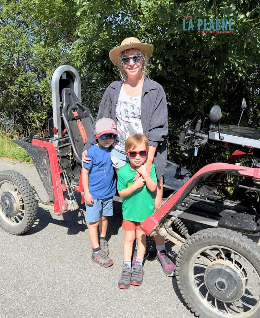 La Plagne summer activities. SwinCar safari. Sustainable summer fun