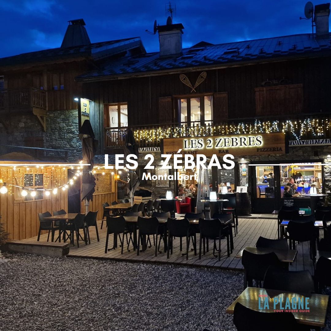 La Plagne bars and après ski directory Les 2 Zebras Bar