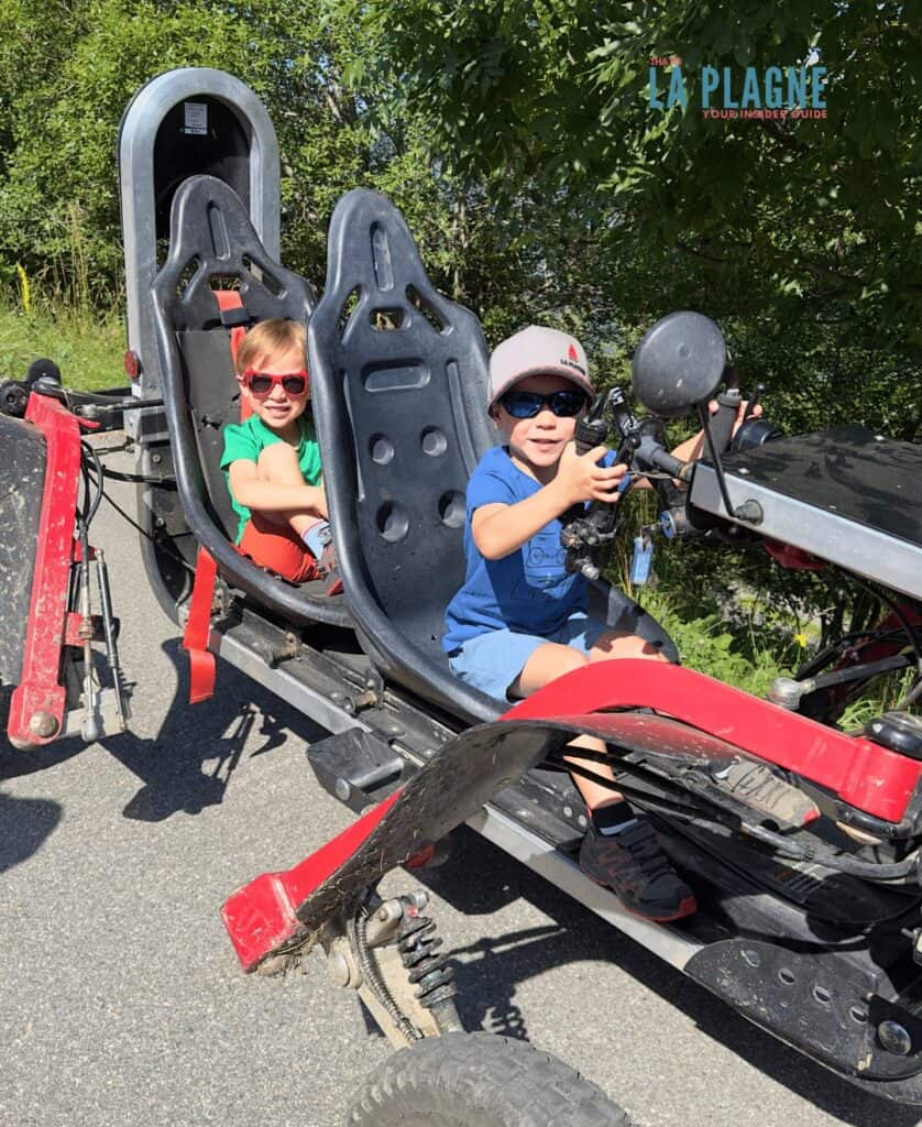 Family holidays La Plagne summer activities. SwinCar safari.