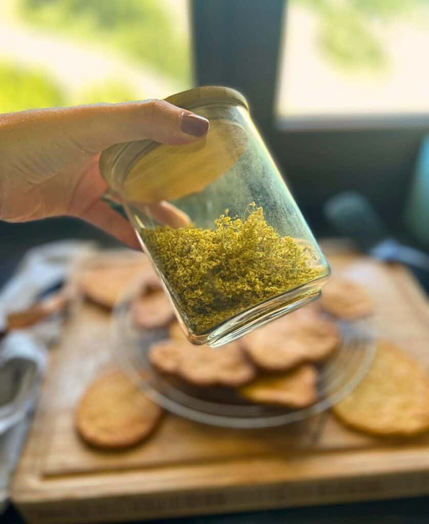 dried la plagne elderflower