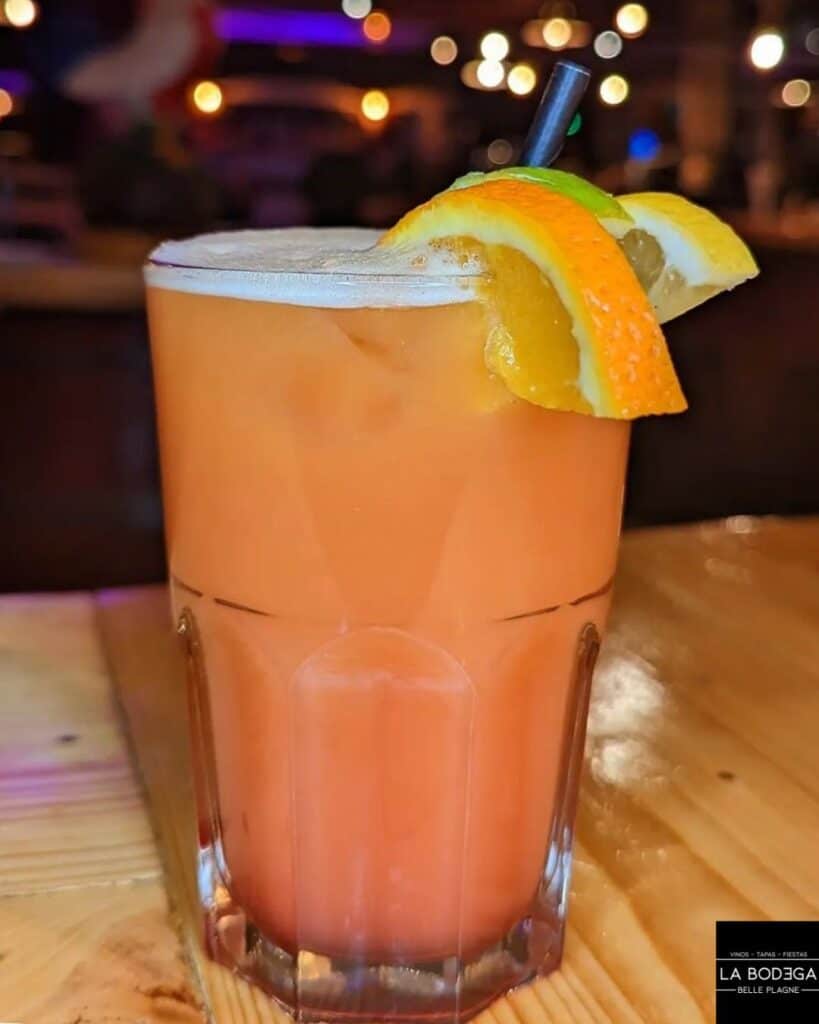 La Bodega La Plagne après ski and drinks menu​