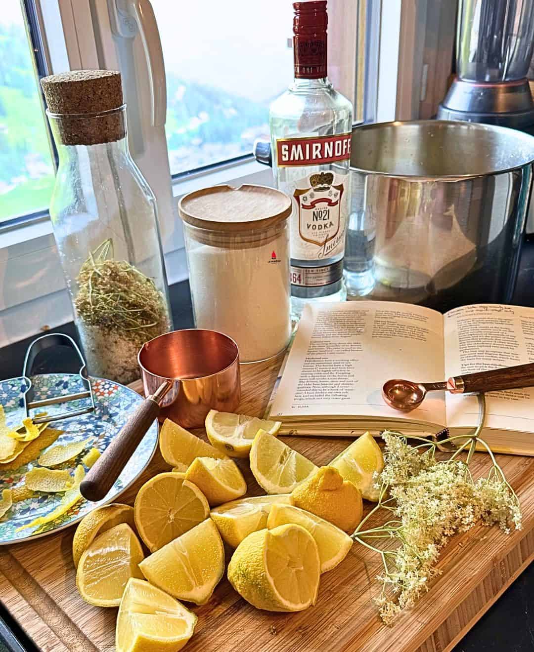 la plagne elderflower recipes. traditional French recipes
