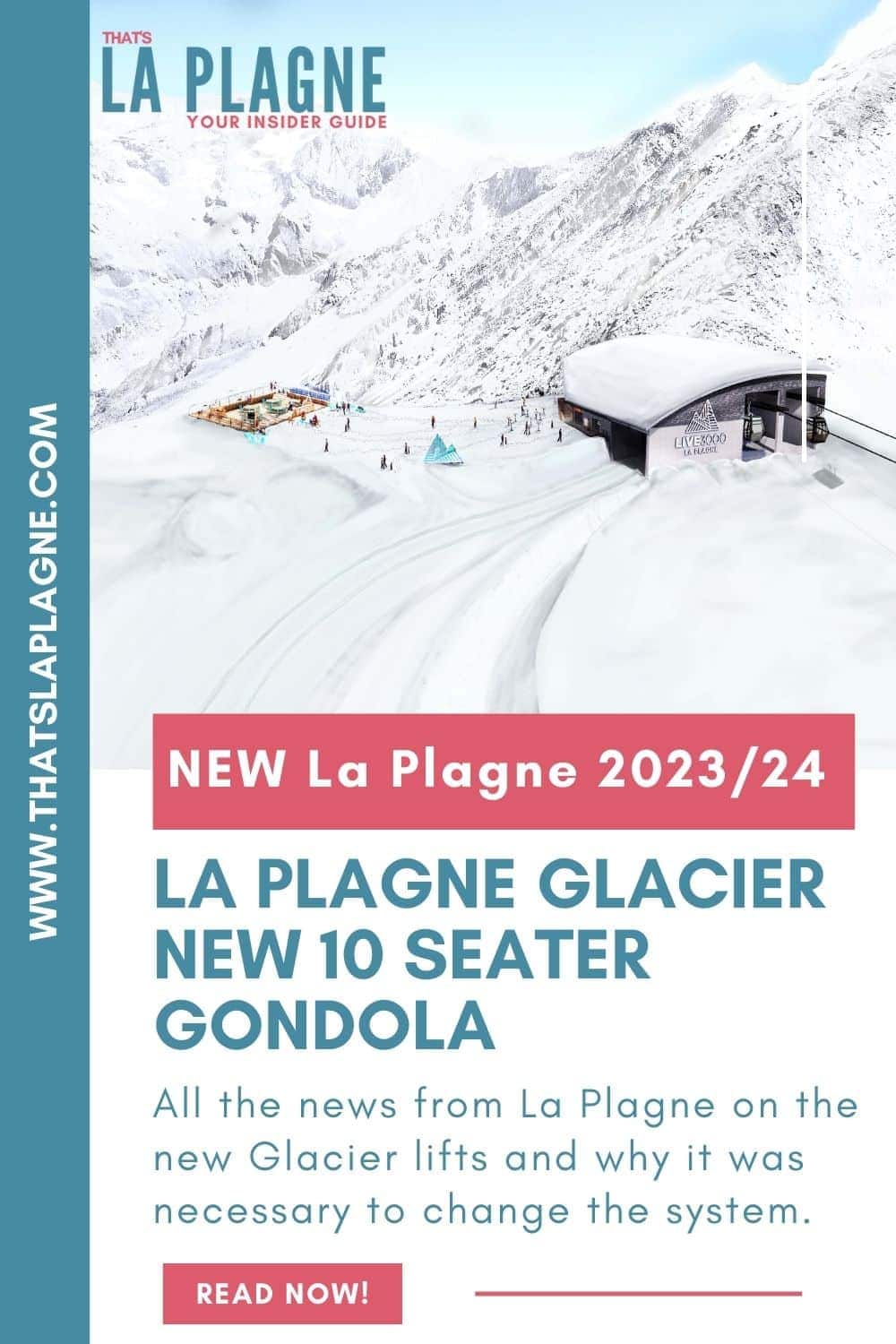 New in La Plagne 2023/34: La Plagne Glacier