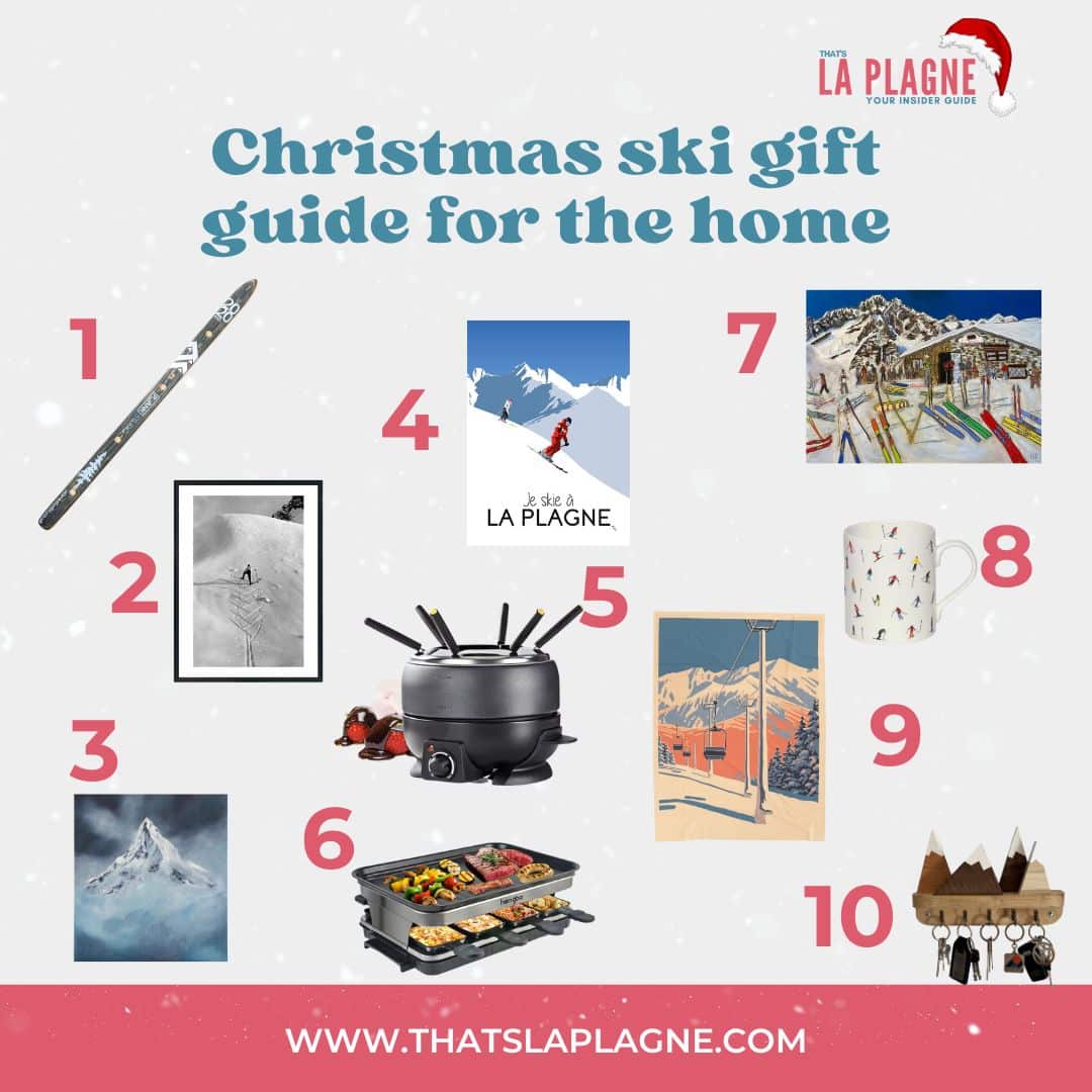 Ski Christmas gift ideas for your home