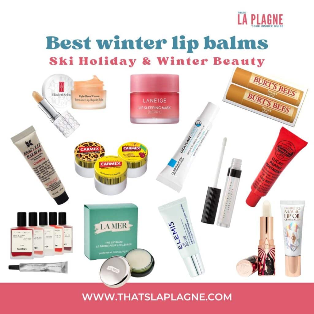 Winter lip balm skin care essentials