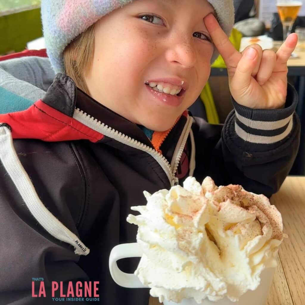 Best hot chocolate La Plagne