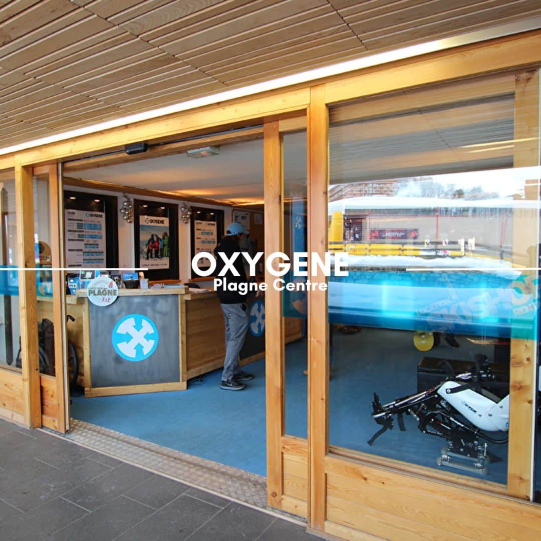 Oxygene ski hire Plagne Centre