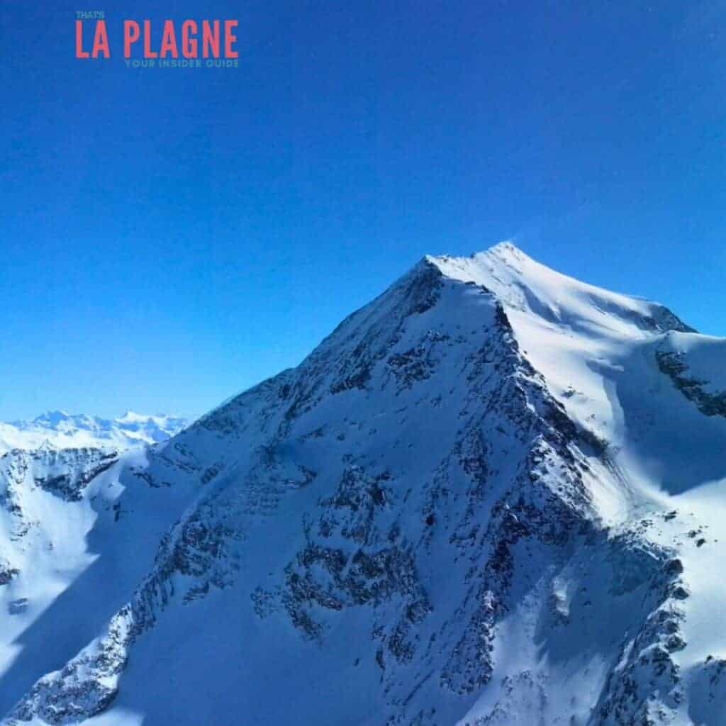 beginners skiing from La Plagne to Les Arcs