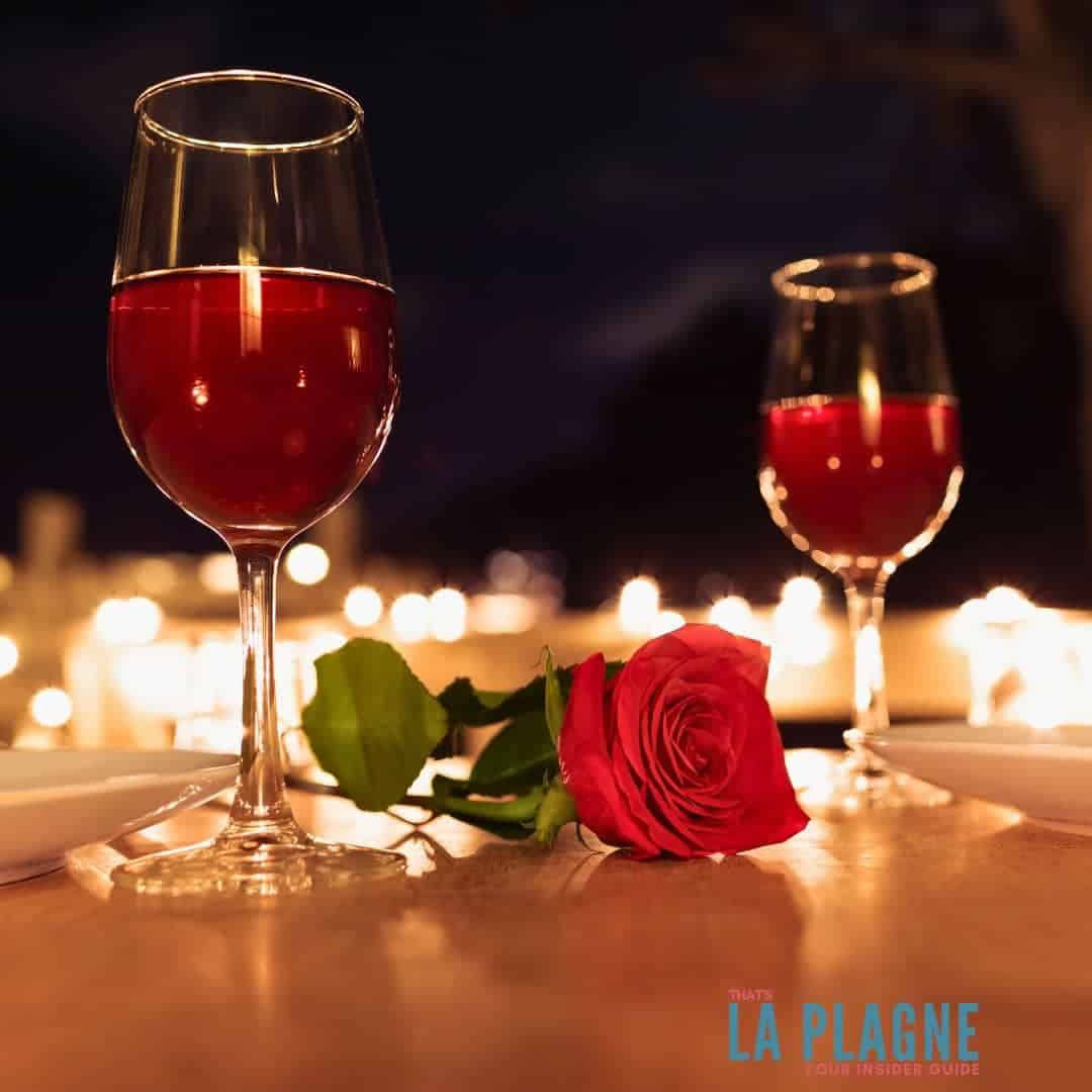 valentines restaurants -la plagne