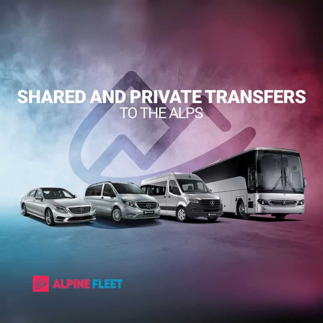 La Plagne transfers with Alpine Fleet